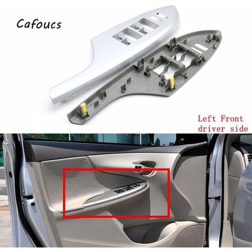 Electric Power Car Window Control Switch Bezel Left Driver Master Window Control Panel Cover For Toyota Corolla 2007-2013