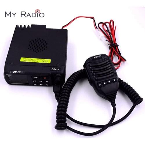 QYT CB-27 AM FM Citizen Band Multi-Norms CB Mobile Radio 12/24V 26.965-27.405MHz Mobile Car Radio Transeiver Interphone