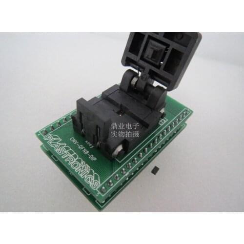 Clamshell GD USON8/DIP USON8 QFN8 2*3MM spacing 0.5mm IC Burning seat Adapter testing seat Test Socket test bench in stock