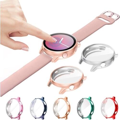 TPU Case Screen Protector For Samsung Galaxy Watch Active 2 40 44mm soft silicone full-screen protective replacement accessories