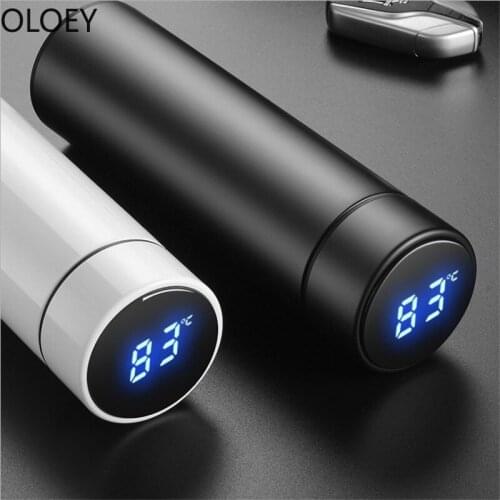 Thermos Bottle Temperature Display Smart Stainless 304 Stainless Steel Vacuum Business Coffee Mugs Drinkware Custom Logo Thermos