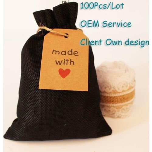 Wine Bottle Color card Pouch Tag With Rope Paper Tag For Cookie Honey Packaging Hangtags For Decorating Cakes Can Customizd