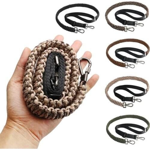 135cm (Max) 7-Cored Adjustable Hunting Straps Durable Polyester Point Braided Hiking Belt Portable Strap Hunting Accessory