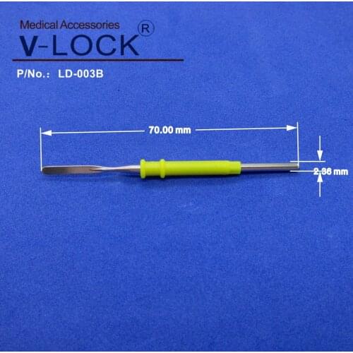 2018 wholesale electrosurgical ESU pencil cautery pencil blade electrode 2.36*70mm