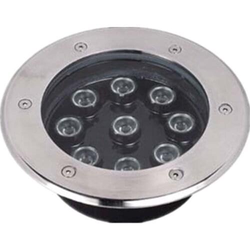 9W RGB LED In Under ground Garden Path Light IP67 & IR Remote Controller colorful