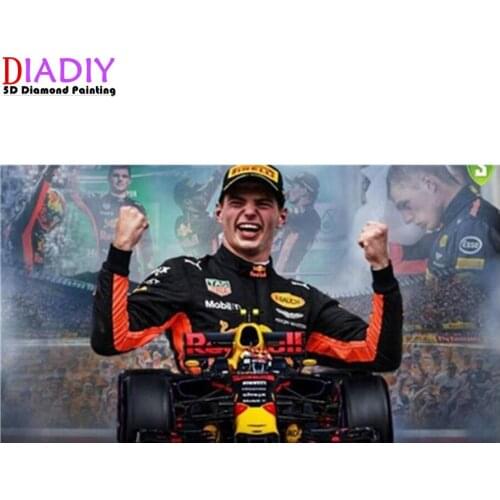 Diamond Painting Full Drill Racing F1 Diamond Embroidery Rhinestones Painting Cross Stitch Diamond Mosaic Gift