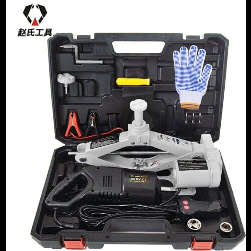 Auto repair parts ZS2SJ-B01 hand-cranked scissor jack 12V2T portable labor-saving electric jack electric wrench set