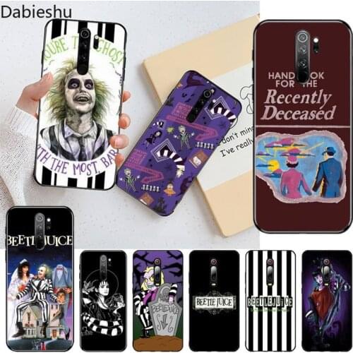 Beetlejuice Handbook Shell Phone Case for Redmi Note 9 8 8T 8A 7 6 6A Go Pro Max Redmi 9 K20 K30