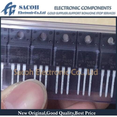 Free Shipping 10Pcs HF7N65 KIA7N65H KIA7N60H KIA7N60HF 7N60 TO-220F 7A 650V Power MOSFET Transistor