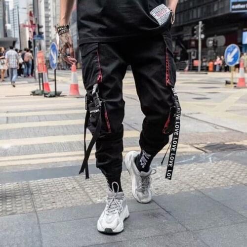 Mens Pants Sweatpants Cargo Pants Men Loose Men Cool HipHop New Fashion Joggers Pants Trousers Men Streetwear