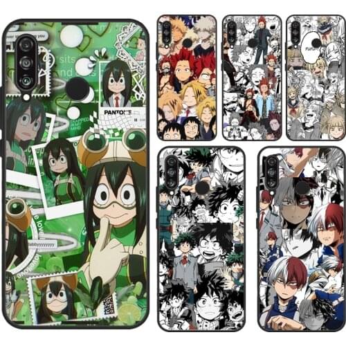 My Hero Academia Collage Case For Huawei P30 Pro P40 P20 Mate 20 Lite Phone Cover For Huawei P Smart Z 2019 2021