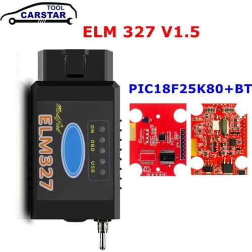 ELM327 USB PIC18F25K80 Chip with Bluetooth&WIFI for Ford HS CAN/MS CAN switch Forscan ELM 327 OBD2 Code Reader