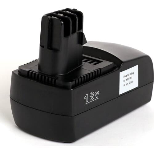 For Metabo Met 18V 1500mAh/1.5Ah 6.25484,BHA18Li,BS18L,BS18LTX,BSZ18IMPULS LiPower,BSZ18IMPULSLi,KSAP18Li,SBZ18Li,SSD18,SSW18