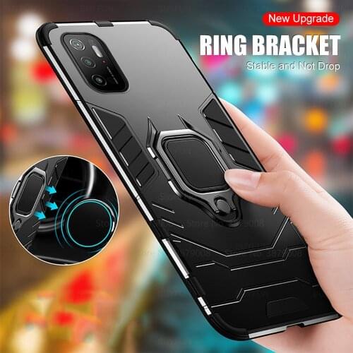 For Xiaomi Poco M3 Pro 5G Phone Case car magnetic holder protective ring covers Pocophone poko pocco m3 pro m 3 pro m3pro 6.5
