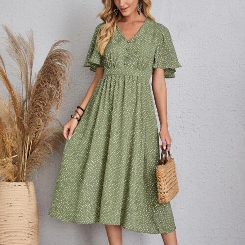 Dozw Green Summer Dresses