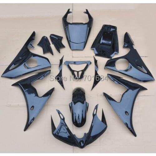 Hot Motorcycle Painted Black Hand-made Bodywork Body Fairing Parts For YAMAHA YZF 600 R6 2003 2004 [CK1369]
