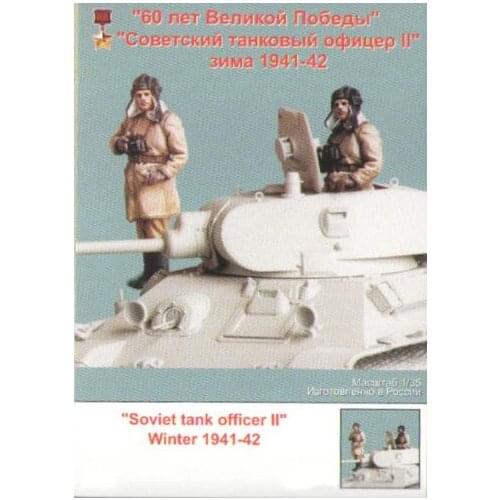 New Unassembled 1/35 -Soviet tank officer Winter one soldier Resin Kit DIY Toys Unpainted resin model