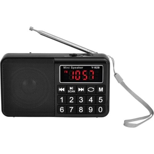 MP3 card speaker player portable speaker old man listening to the game machine FM / AM / SW card radio