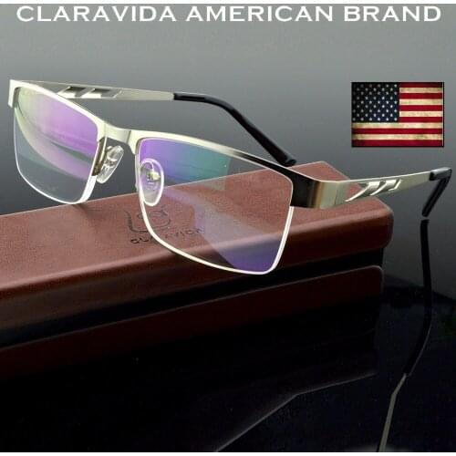 AL-MG Alloy Men Ultralight Sturdy Business Luxury Reading Glasses +0.75 +1.00 +1.25 +1.5 +1.75 +2.00 +2.25 +2.5 +2.75 +3 to +4
