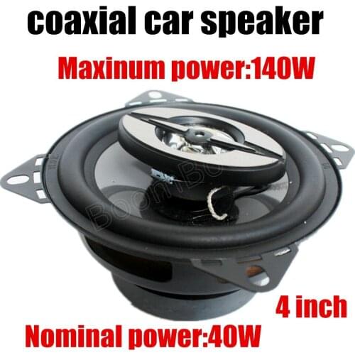 New Pair 4 inch Car Speakers Auto Tweeters Coaxial Car speaker car stereo audio speaker 12V MAX music power 140W