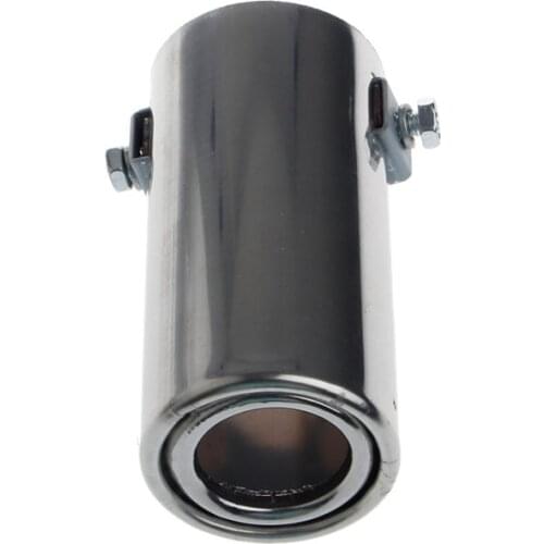 2020 New Universal Stainless Steel Car Rear Round Exhaust Pipe Tail Throat Muffler Tip