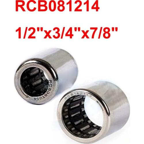 RCB081214 one way needle bearing clutch, 1/2"x 3/4"x 7/8" inch shaft 12.7x19.05x22.22mm