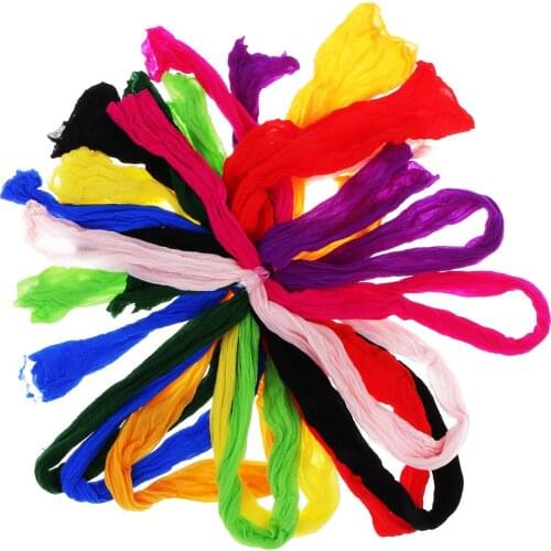 Phenovo 10 Pcs Colorful Nylon Floral Material For Artificial Silk Flowers Handmade DIY Craft for wedding Home Sewing Accessories