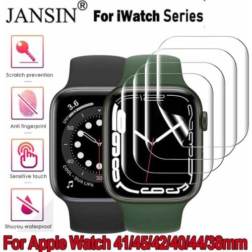 TPU Screen Protector For Apple Watch 6 SE 40 44MM Clear Protective Film For apple watch series 6 5 4 44mm 40mm Screen Protector