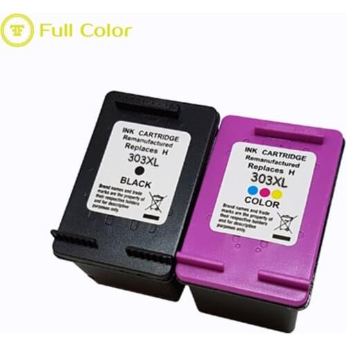 FULLCOLOR ink cartridge 303 compatible for hp Envy Photo 6220 6230 6234 7130 7134 7830 Tango Tango X