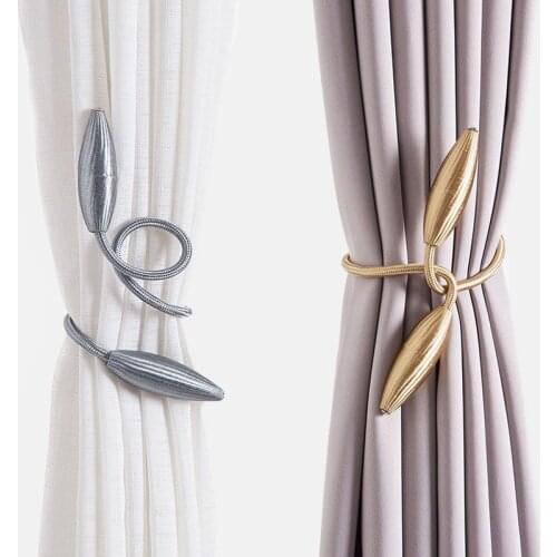 Arbitrary Shape Strong Curtain Tiebacks Alloy Hanging Belts Ropes Holdback Rods Ring Buckles Hooks Decoration Accessories