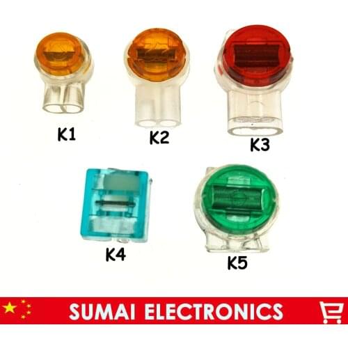 K1/K2/K3/K4/K5 K series Wire Connector,5 types K network cable terminal block for Telephone telecom Cable