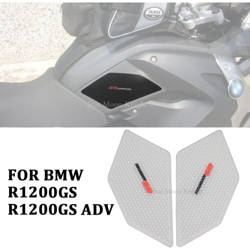 R 1200 GS Motorcycle Non-slip Side Fuel Tank Stickers Waterproof Pad Rubber Sticker FOR BMW R1200GS ADV 2004-2013 2005 2008 2011