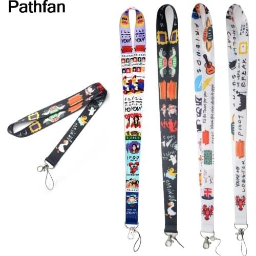 A4005 Patchfan Friend Tv Show Lanyard for Key Phones USB Flash Drives Keys Keychains ID Name Tag Badge Holders