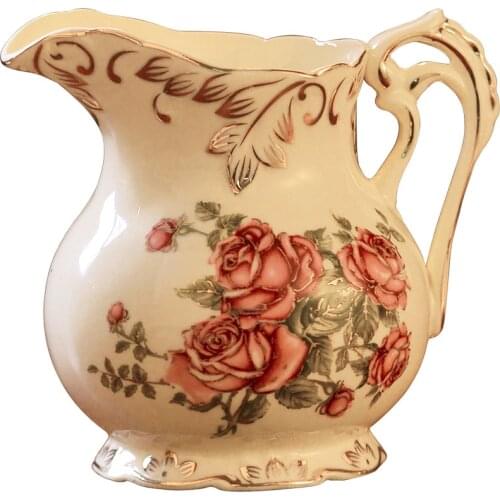 Modern Aesthetic Milk Jugs High Quality Milk Pitcher Latte Art Milk Jugs Bone China Coffee Pot Jarras De Leche Cups BC50NG