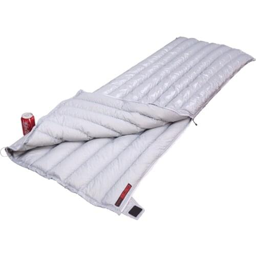 AEGISMAX E Series Sleeping Bag Goose Down 95% Filled 3-Season Envelope Sleeping Bag Ultralight Outdoor Portable Waterproof Warm