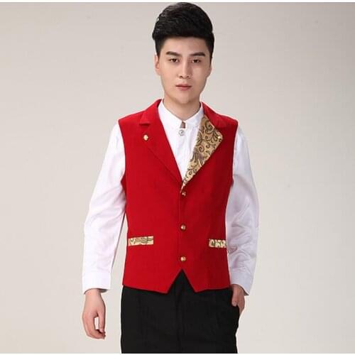 Bar Waiter uniform Waiter Work clothes Vest KTV attendant Overalls Men and Women
