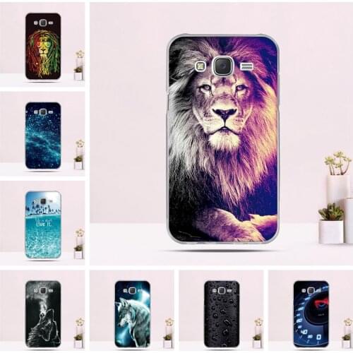Back Cover For Samsung Galaxy J5 2015 J500 Case Silicone TPU Phone Cases Ultra Thin Cute Cat 3D Pattern Shell Animal Fundas