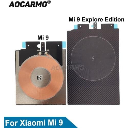Aocarmo Charger Wireless Charging Induction Coil NFC Module Flex Cable For Xiaomi 9 Mi 9 Explorer Transparent Edition Repair