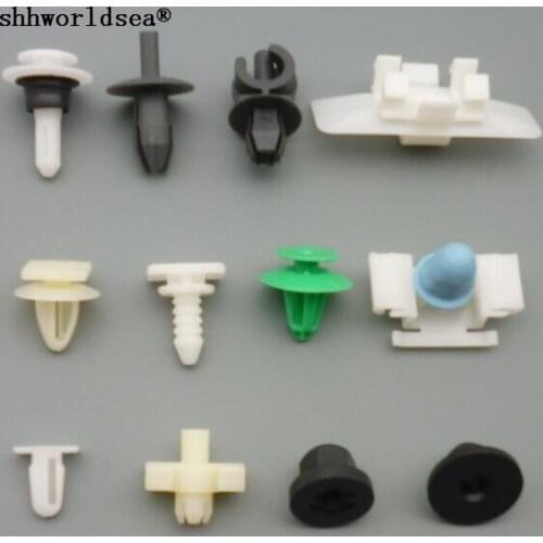 Shhworldsea Car Repair Clips Auto Door Trim Panel Bumper Fastener Rivets Retainer Fender Liner Clips Universal Interior Parts