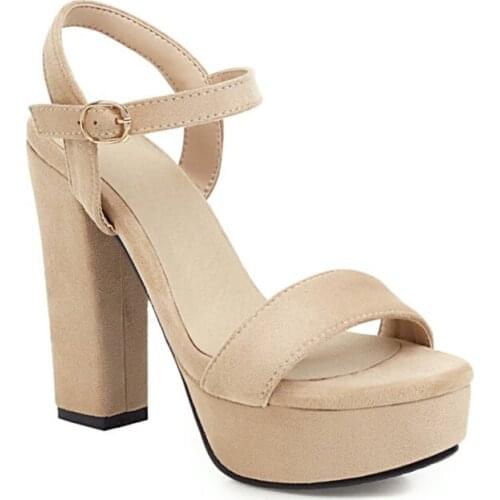 2020 New Summer High Heels Open Toe Frosted Suede Bow Princess Shoes Sandals Womens Shoes