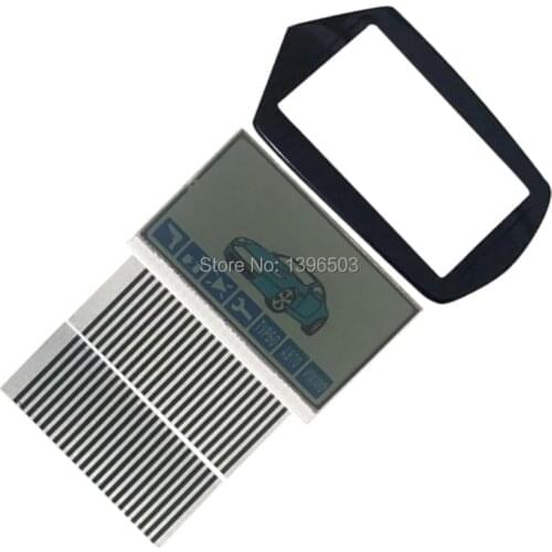 4PCS/lot A61 Lcd Display Flexible Cable + Glass Cover Case For 4 PCS Russia StarLine A61 Car Alarm LCD Remote Control Keychain