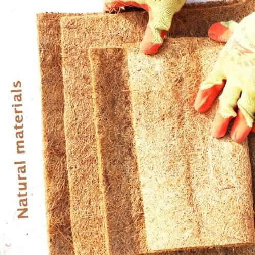 40 x 60cm Reptile Pet Bed Mat Aquarium Tortoise Turtle Lizard Reptiles Climbing Coconut Palm Carpet Climbing Pet Warm Mushou