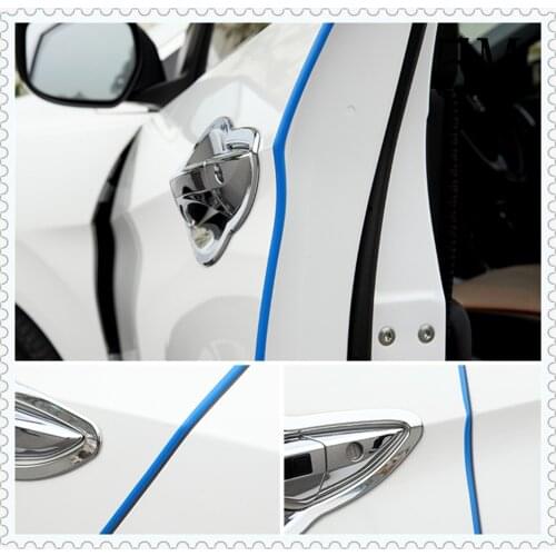 Car accessories anti-collision rubber scratch-resistant body protector for Fiat Freemont Doblo 695 FCC4 500e Viaggio Strada 500C