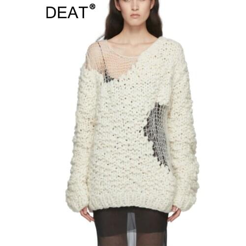 Женские вязаные пуловеры DEAT China At AliExpress