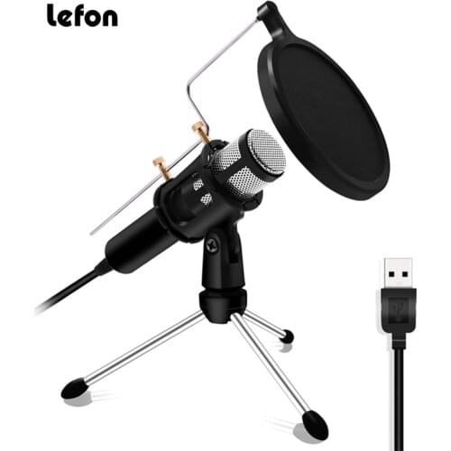 USB Microphone Professional Condenser Microphones For PC Computer Laptop Recording Studio Singing Gaming Streaming Mikrofon