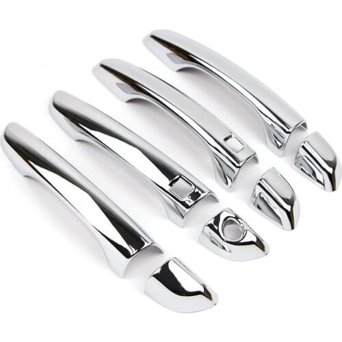 Door Handle Cover For Hyundai Elantra AD 2017 2018 Chrome ABS Trim With Smart Key Hole