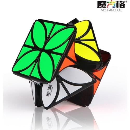 Qiyi Cube Clover Magic Cube Plus Version 4 leaf Speed Cube Strange-Shape Cubo Magico Qiyi Clover Puzzle Cube Toys For Children