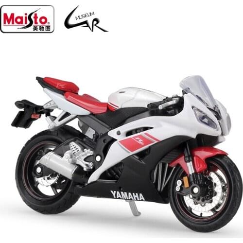 Maisto 1:18 YAMAHA YZF-R6 Model Car Simulation Alloy Motorcycle Metal Toy Car Childrens Toy Gift Collection