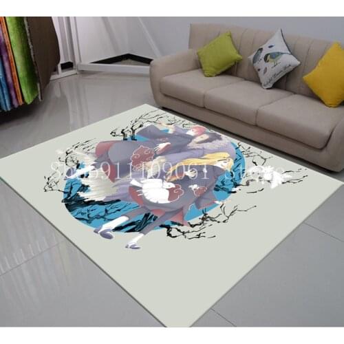 Cartoon Anime 3D Print Carpets Living Room Floor Mat for Bedroom Cartoon Large Carpets Kids Room Crawl Floor Rug Hallway Doormat