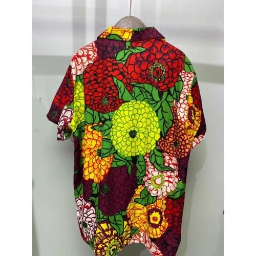 W1868 Fashion Mens Shirts 2021 Runway Luxury famous Brand European Design party style Mens Clothing